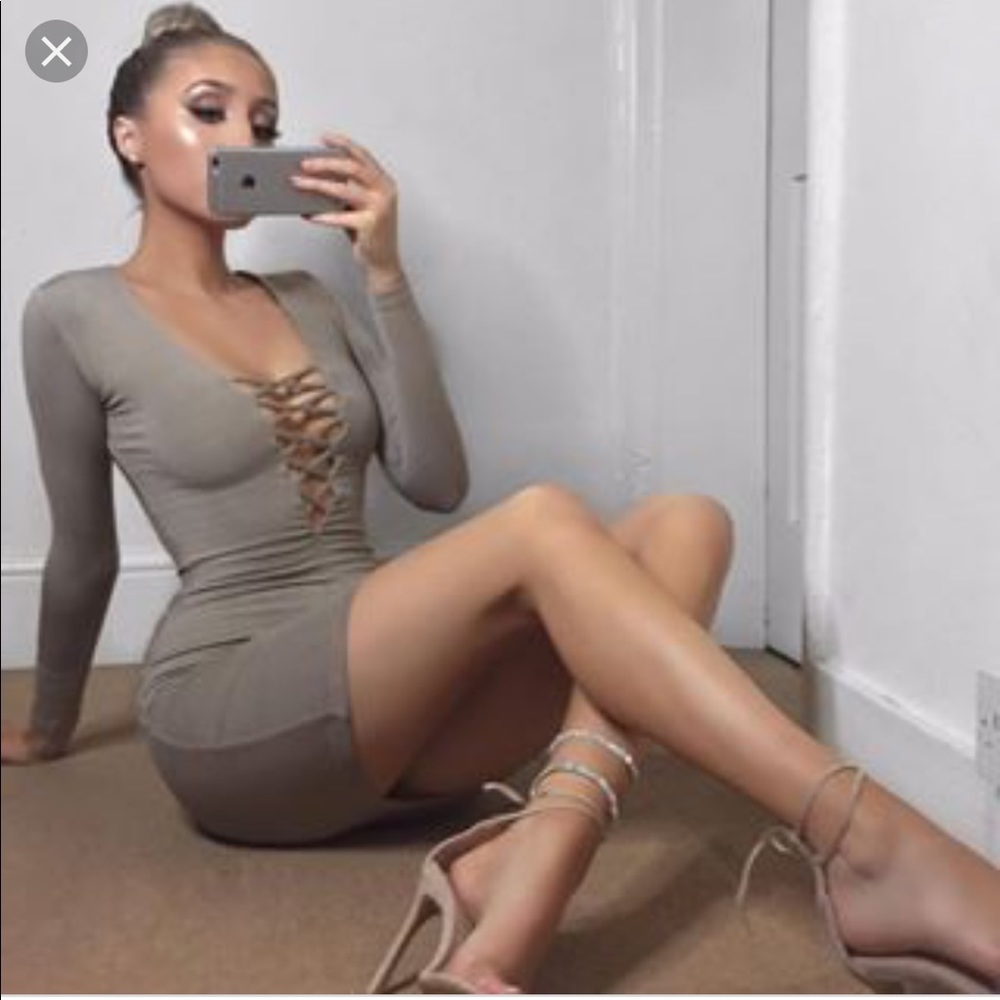 Pull it Together Deep Plunge Dress